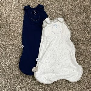 2 nested bean baby sleep sacks. Size is small 0-6 months